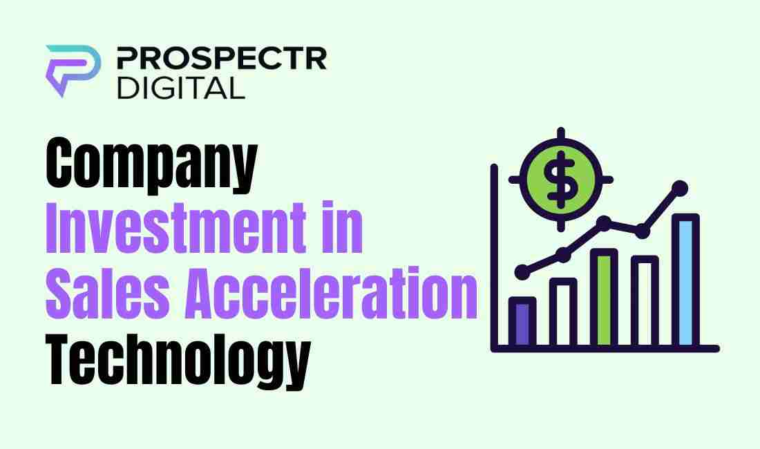 Company Investment in Sales Acceleration Technology